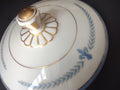 Vintage Lamberton China Blue Fleur de Lis Gold Lidded Soup Tureen REPAIRED[6663]
