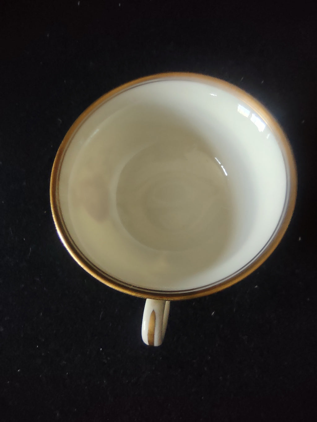 Vintage Castleton China June Rose Cup & Saucer Set Gold Trim [6673]