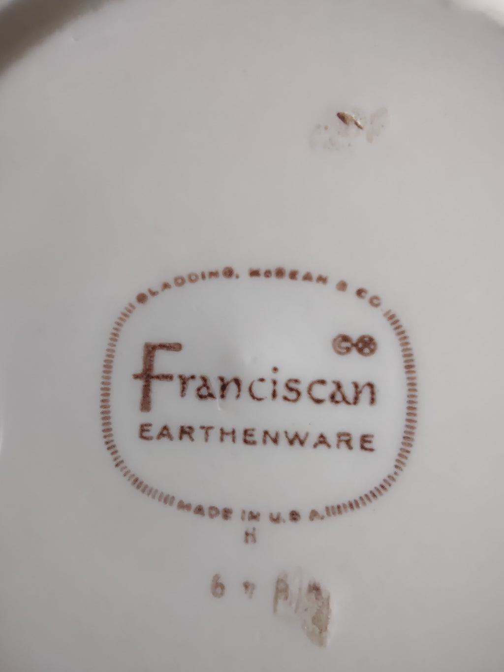 Vintage Franciscan Earthenware Wildflower Blue Yellow Small Plates Set/5 [6678]