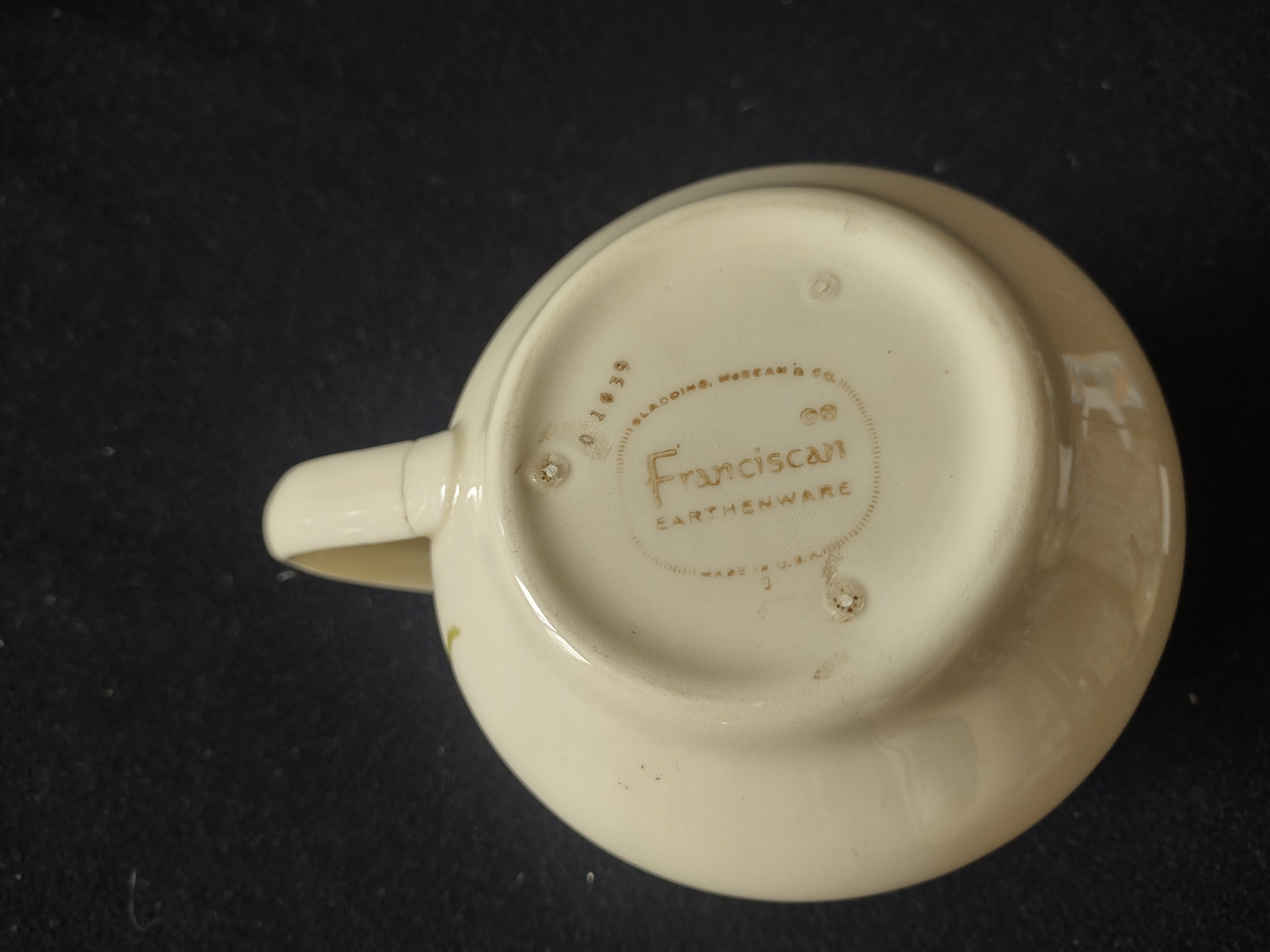 Vintage Franciscan Earthenware Wildflower Creamer Pitcher IMPERFECT [6679]