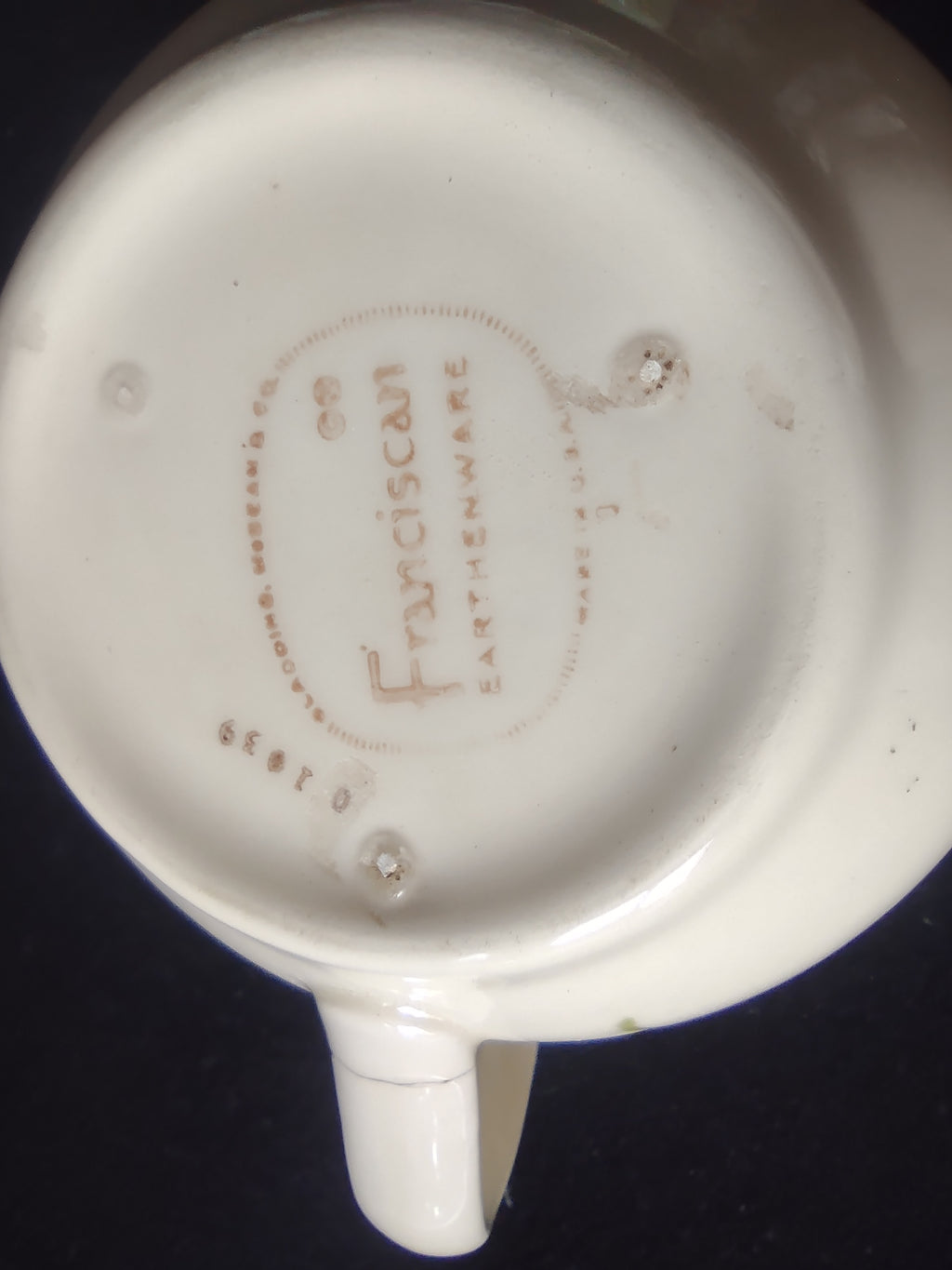 Vintage Franciscan Earthenware Wildflower Creamer Pitcher IMPERFECT [6679]