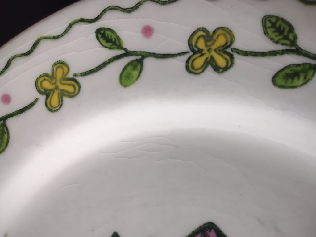 Vintage Poppy Trail Happy Time Hand Painted California Plates Set of 2 [6683]