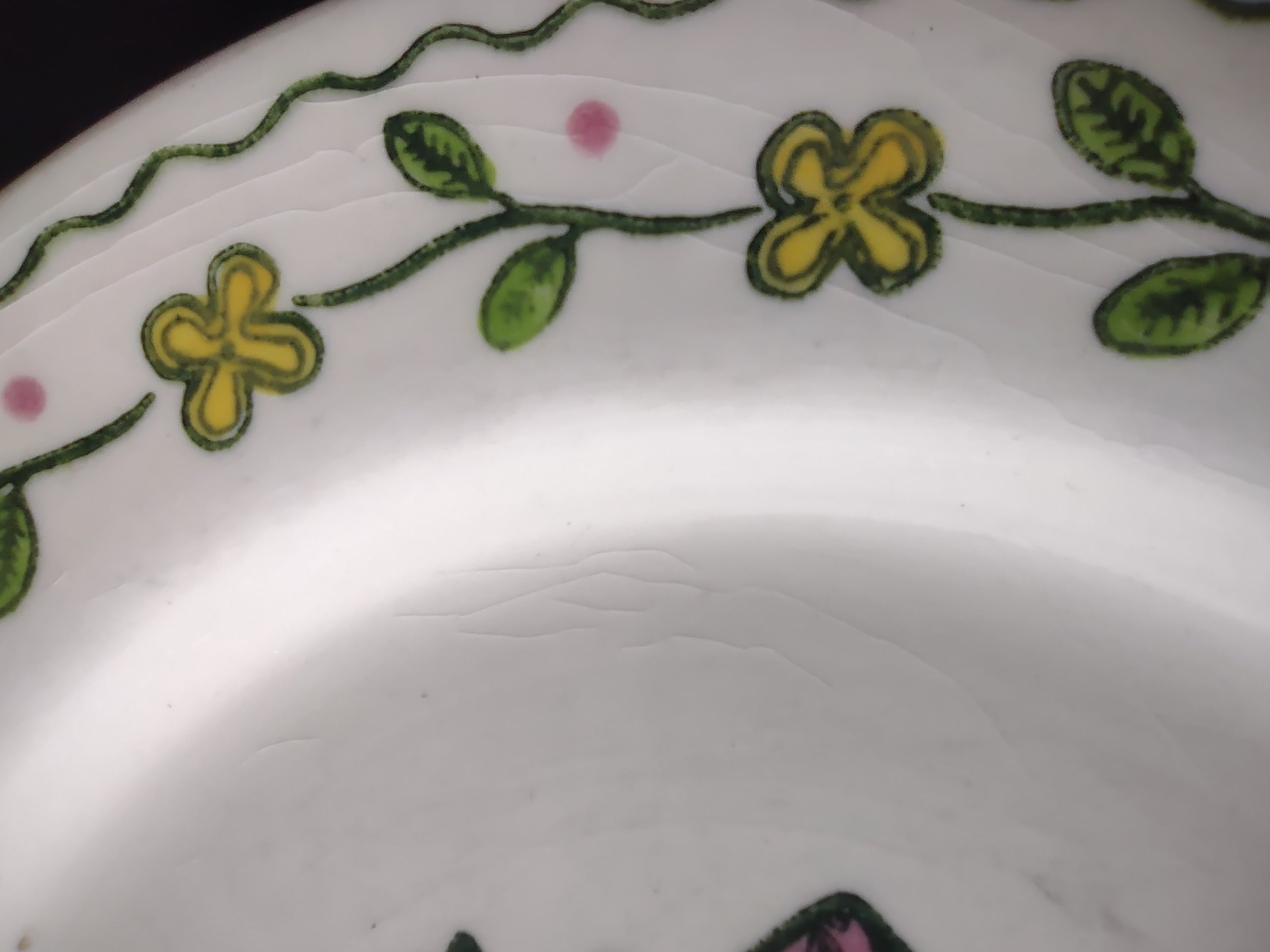 Vintage Poppy Trail Happy Time Hand Painted California Plates Set of 2 [6683]