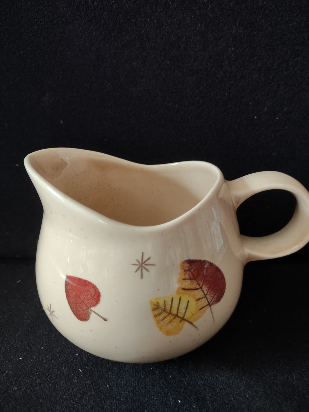 Vintage Vernon Ware Autumn Leaves Creamer Mid-Century Modern [6701]