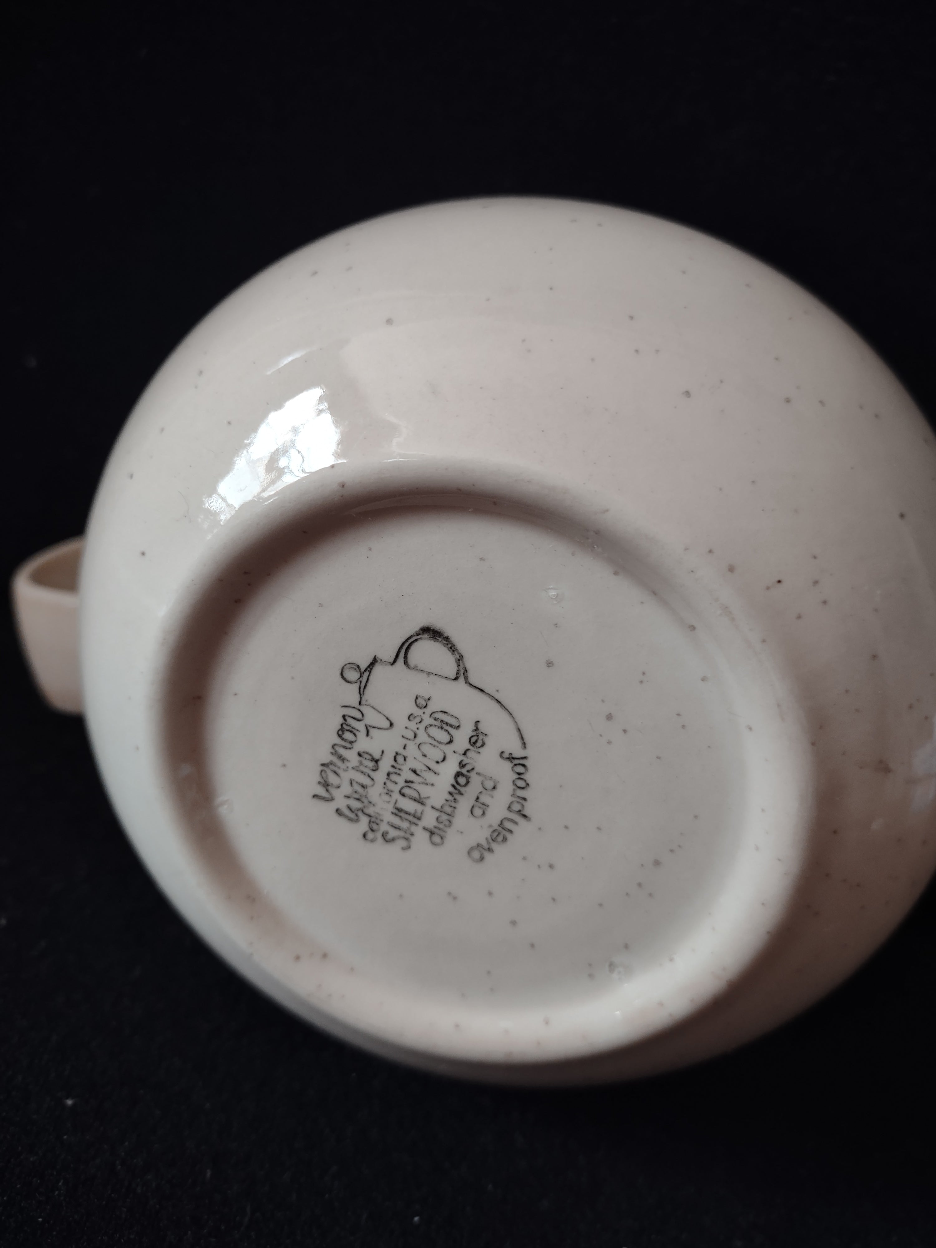 Vintage Vernon Ware Autumn Leaves Creamer Mid-Century Modern [6701]