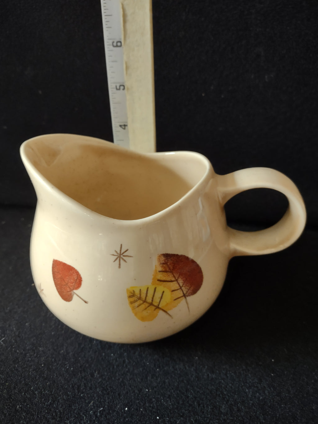 Vintage Vernon Ware Autumn Leaves Creamer Mid-Century Modern [6701]