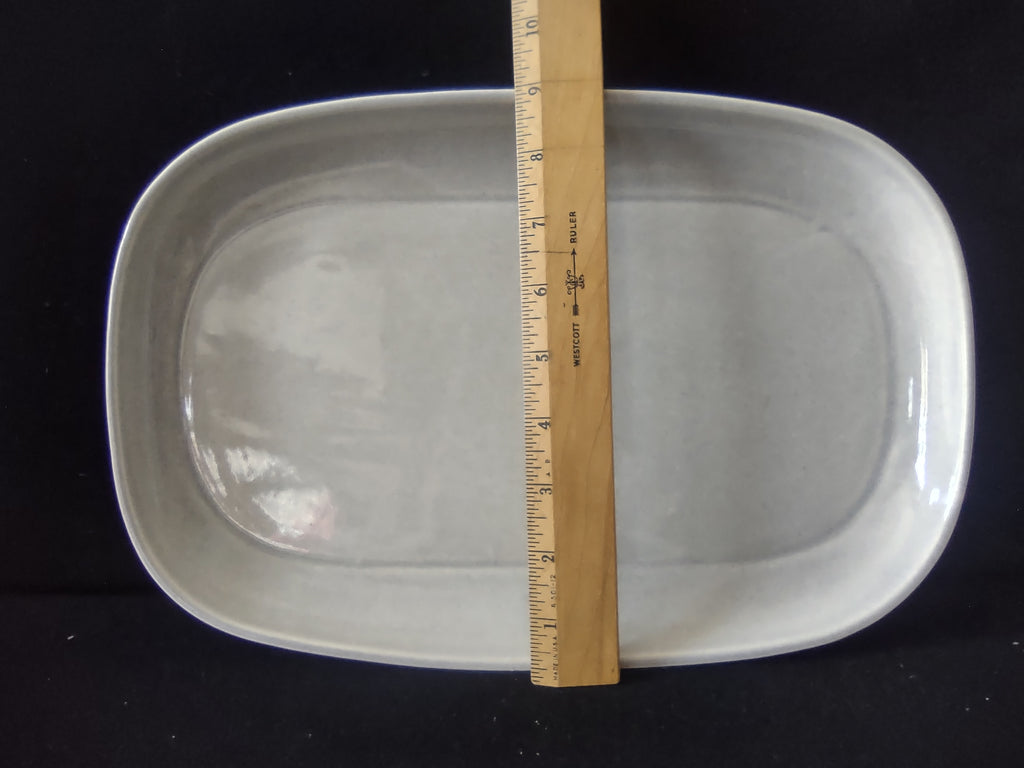 Vintage Russell Wright American Modern Granite Gray Rectangular Tray [6700]