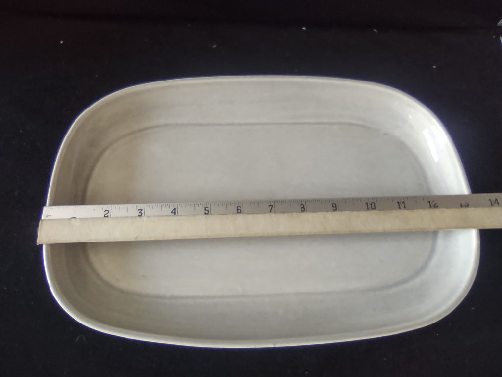 Vintage Russell Wright American Modern Granite Gray Rectangular Tray [6700]