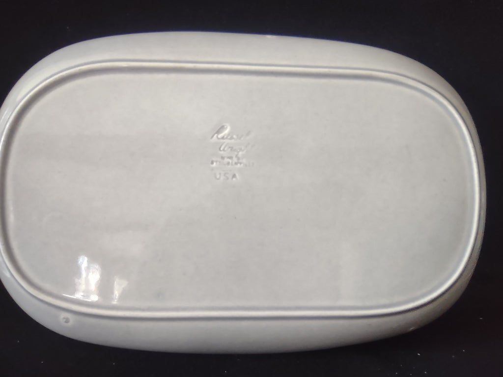 Vintage Russell Wright American Modern Granite Gray Rectangular Tray [6700]