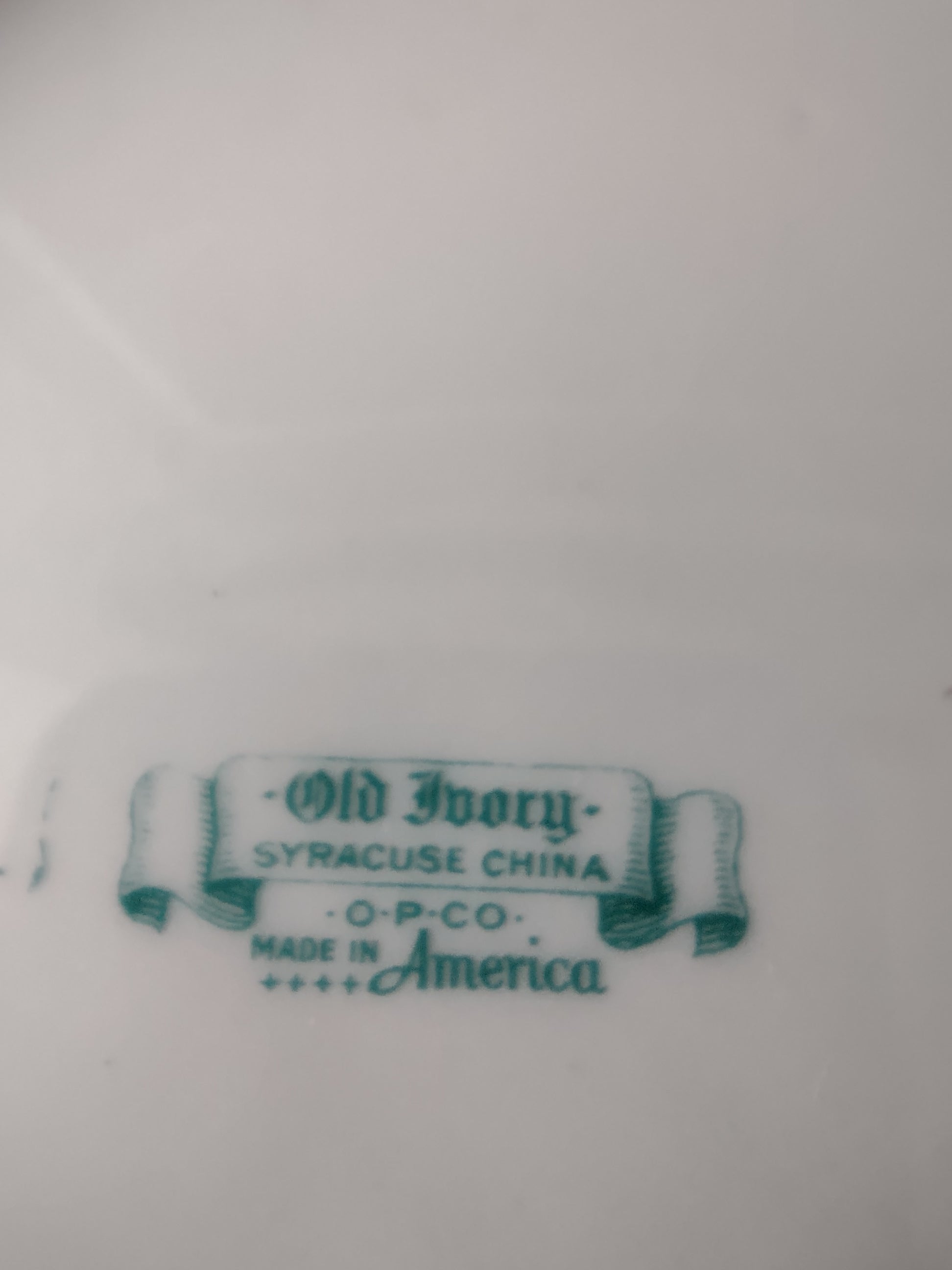 Vintage Syracuse China Old Ivory Pasta Bowls Set of 3 Floral USA 6" [6706]