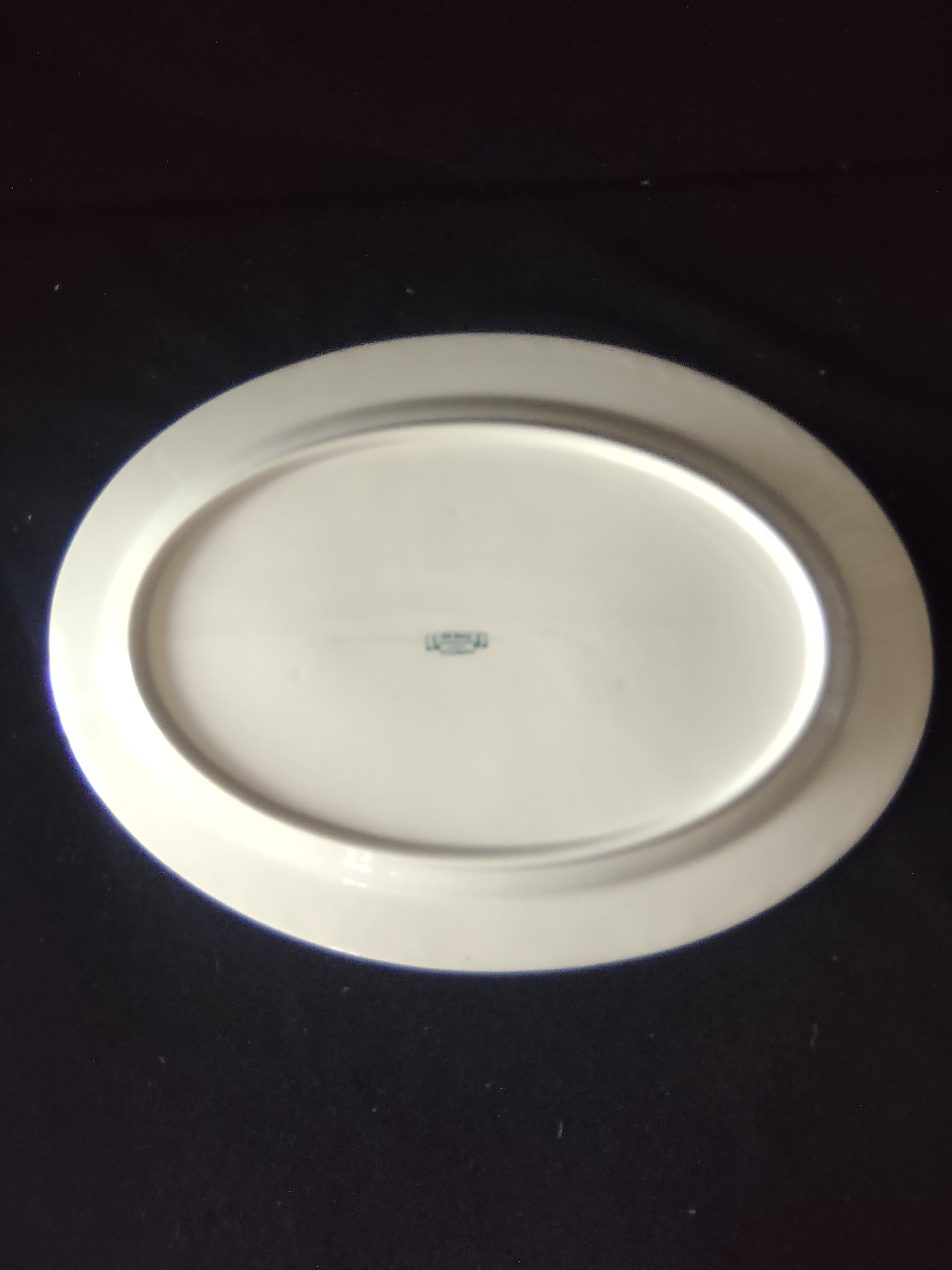 Vintage Syracuse China Old Ivory Oval Serving Platter 14" Floral [6708]