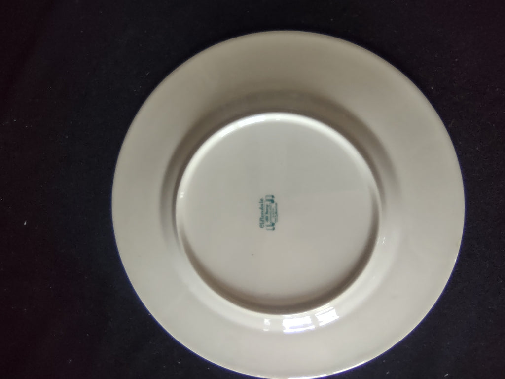Vintage Syracuse China Cliftondale Floral Dinner Plate Pink Rose [6709]