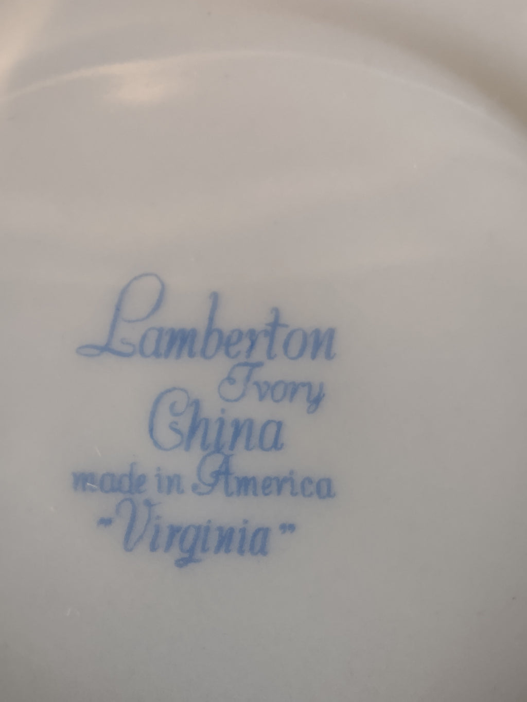 Vintage Lamberton Virginia Saucer Pink Rose Floral Gold Trim [6712]