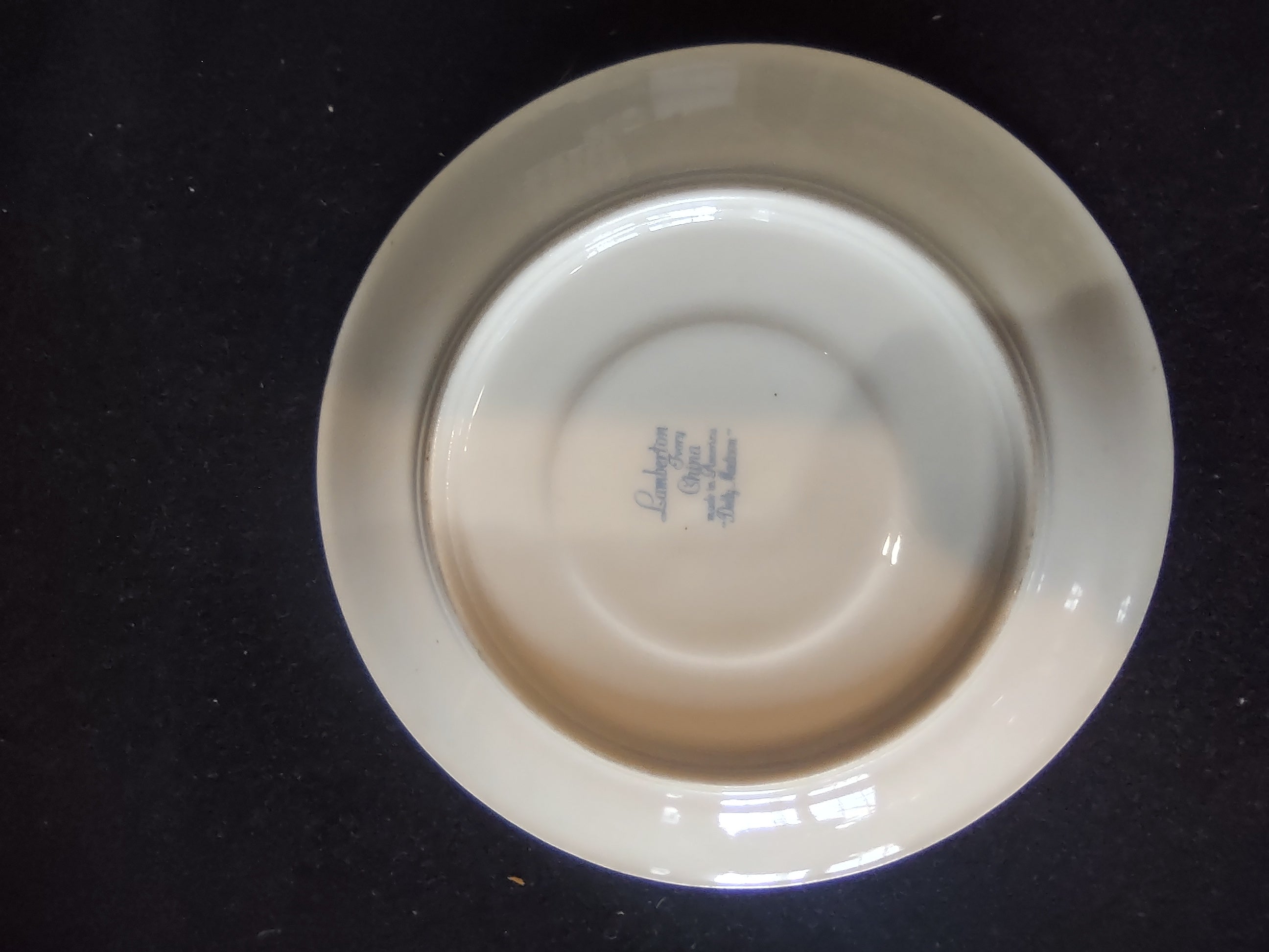 Vintage Lamberton Dolly Madison Saucer Pink Rose Floral Gold Trim [6714]