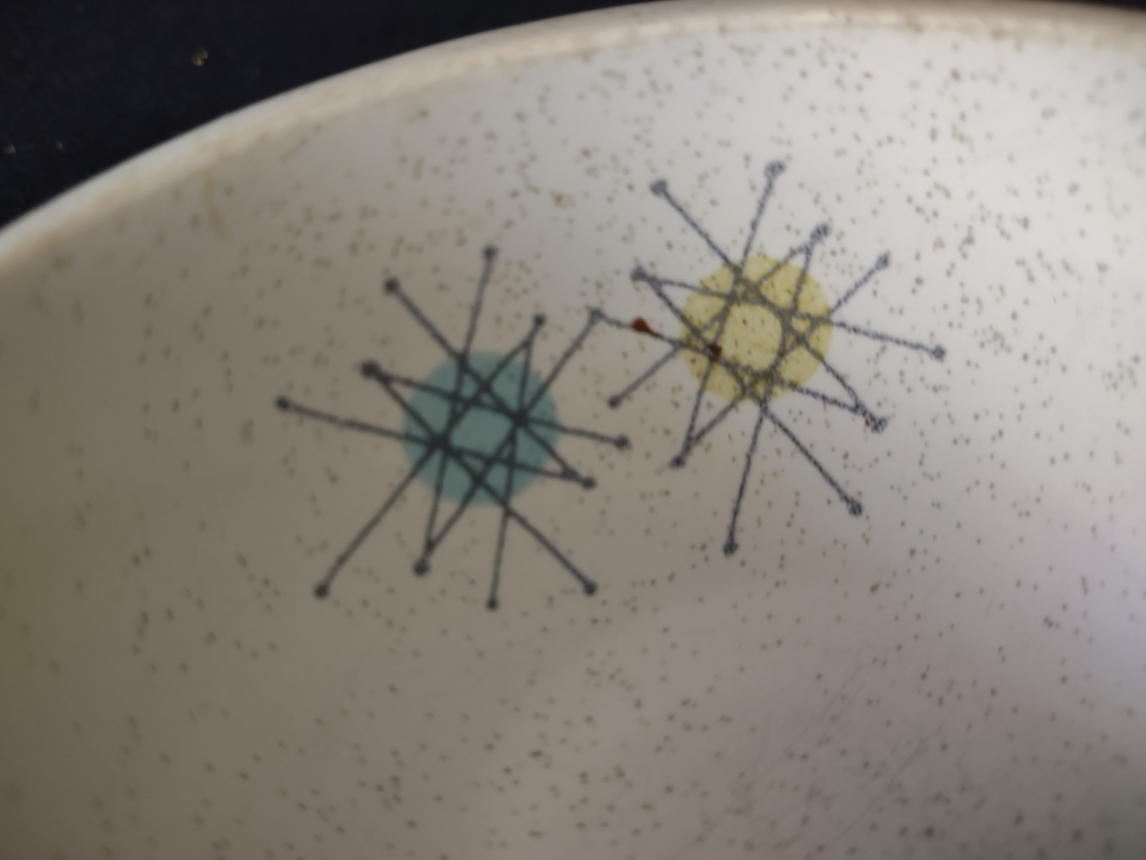 Vintage Franciscan Starburst Small Bowl Atomic Mid Century Modern [6718]