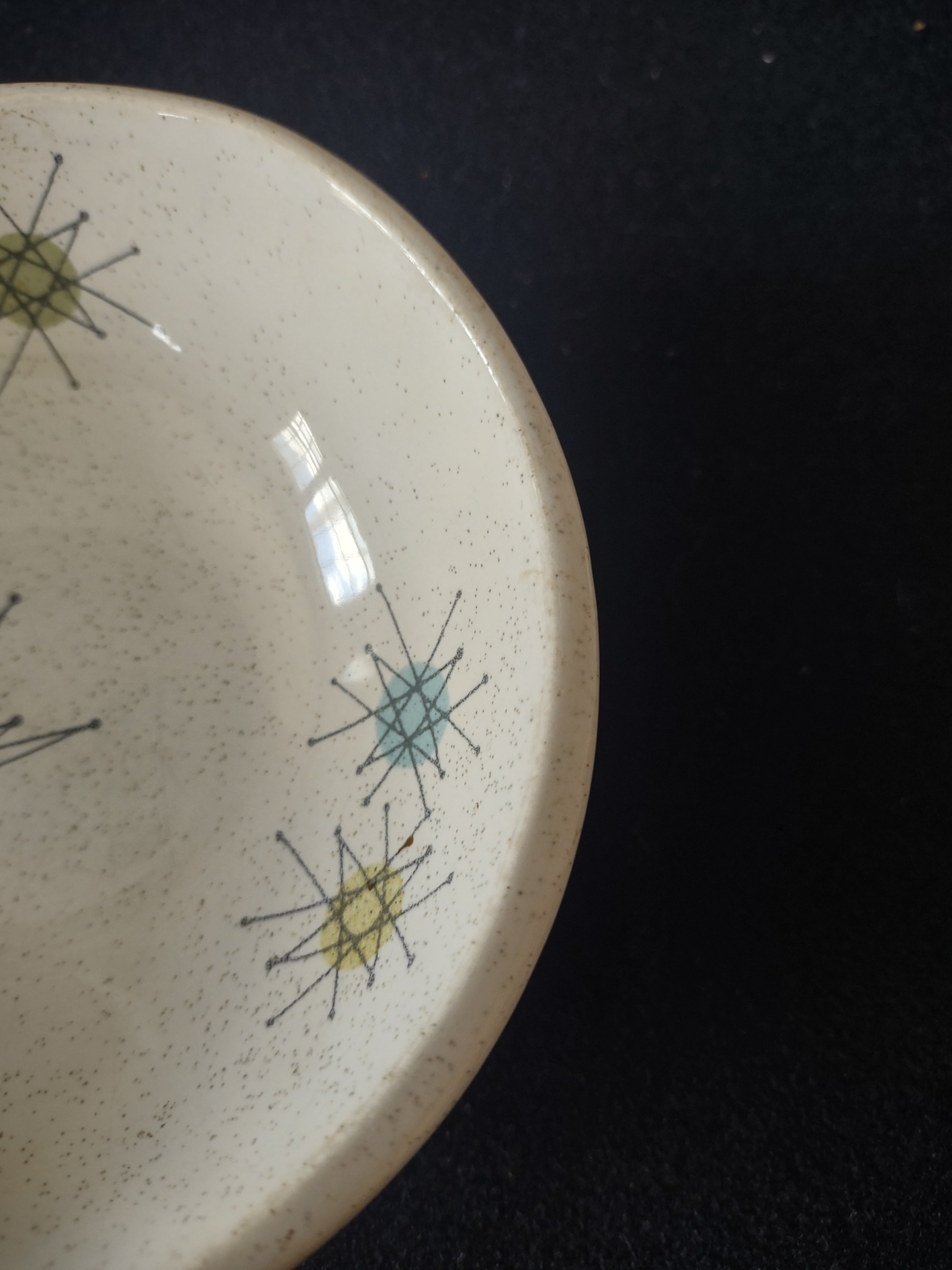 Vintage Franciscan Starburst Small Bowl Atomic Mid Century Modern [6718]
