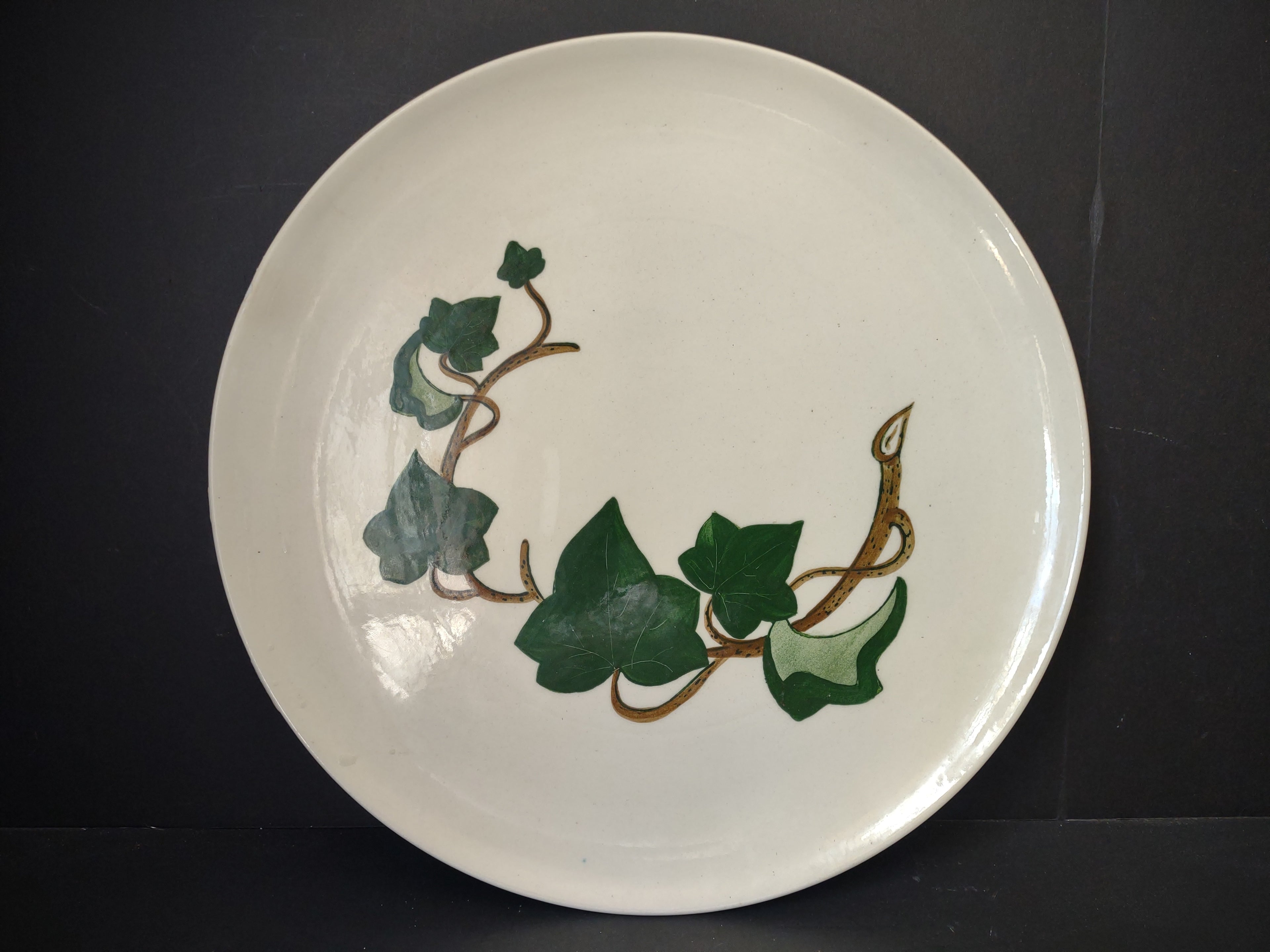 Vintage Metlox Poppytrail California Ivy Serving Platter 13" [6739]