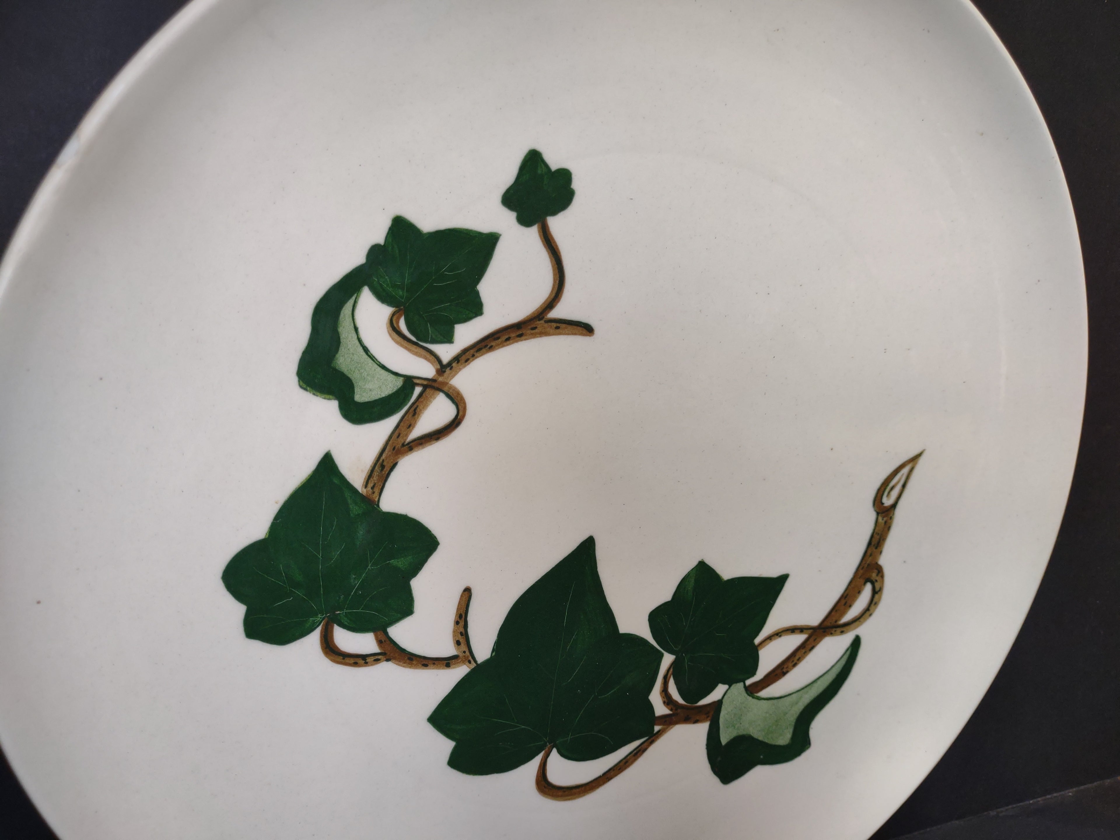 Vintage Metlox Poppytrail California Ivy Serving Platter 13" [6739]