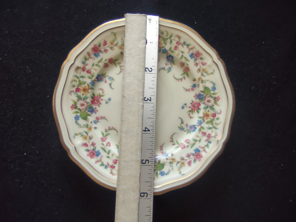 Vintage Rosenthal Germany Eleanor Bread Butter Plate Pink Blue Floral [6721]