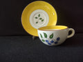 Vintage Stangl Pottery Blueberry Cup Saucer Set Trenton NJ [6722]