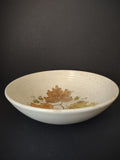 Vintage Metlox Poppytrail Woodland Gold Serving Bowl 9" [6737]