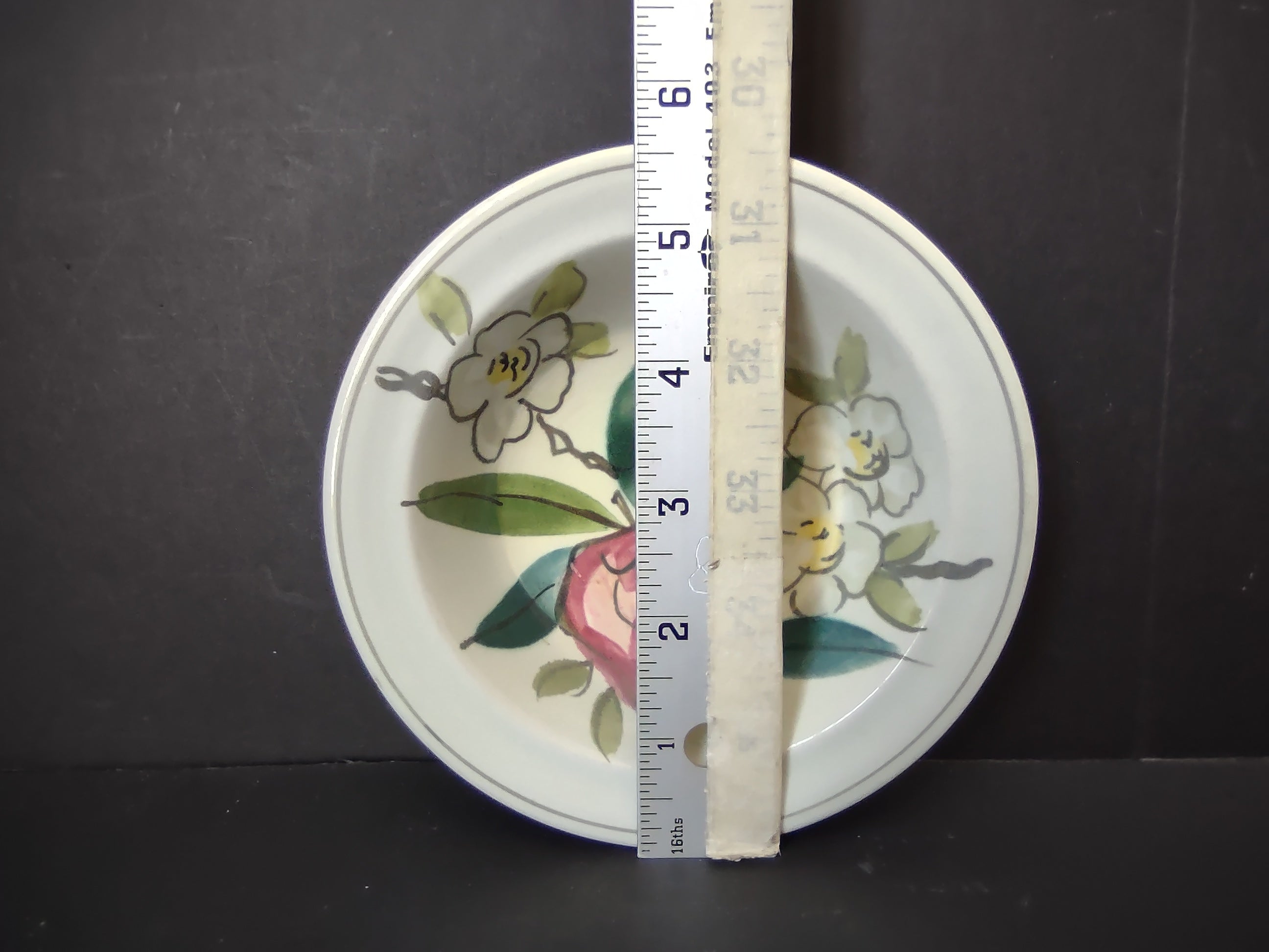 Vintage Red Wing Apple Hand-Painted Small Bowl 6" [6735]