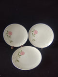 Vintage Franciscan Pink-A-Dilly Bread Plates Set of 3 Japan [6726]