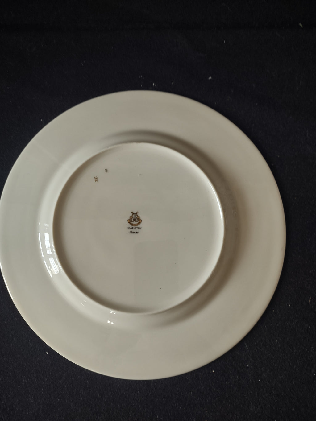 Vintage Castleton Manor Dinner Plates Pink Floral Set of 2 [6749]