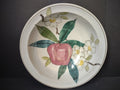 Vintage Red Wing Apple Serving Bowl 9" Hand Painted Floral Pink [6771]