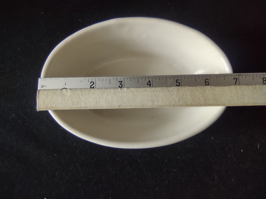 Vintage Dallas China DCC DC535 Off-White Oval Casserole Bowl 7 Inch [6750]