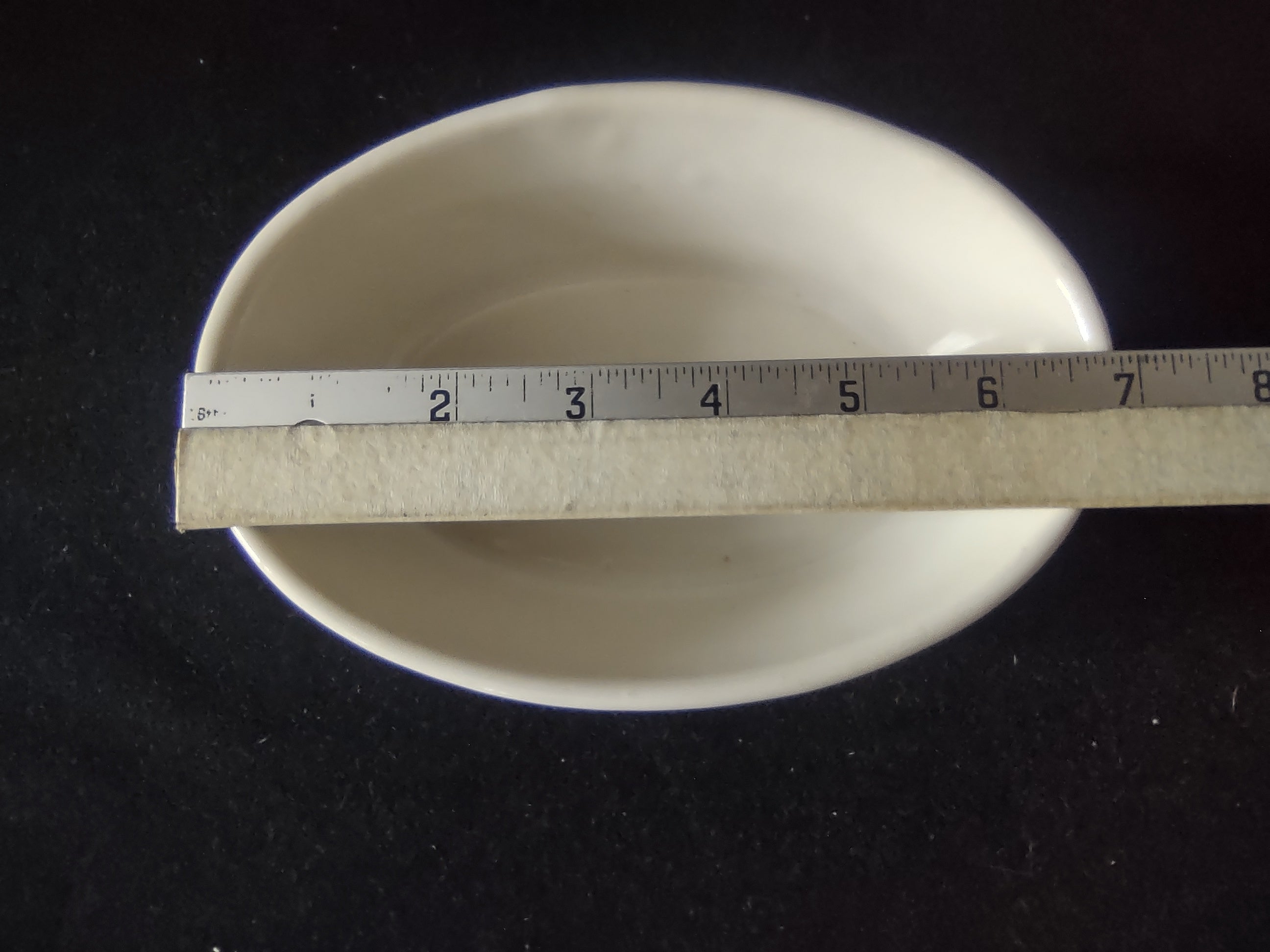 Vintage Dallas China DCC DC535 Off-White Oval Casserole Bowl 7 Inch [6750]