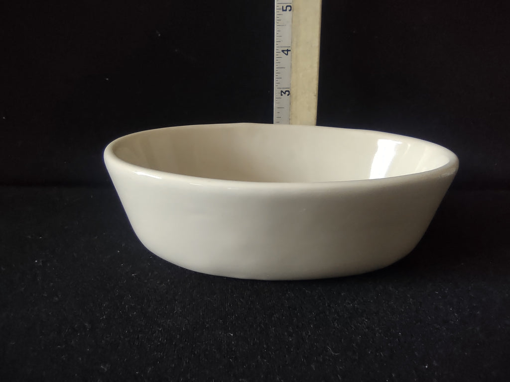 Vintage Dallas China DCC DC535 Off-White Oval Casserole Bowl 7 Inch [6750]