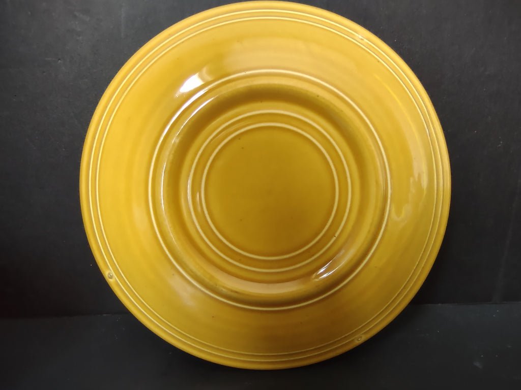 Vintage Fiesta Cup & Saucer Set Marigold Yellow No Backstamp [6768]