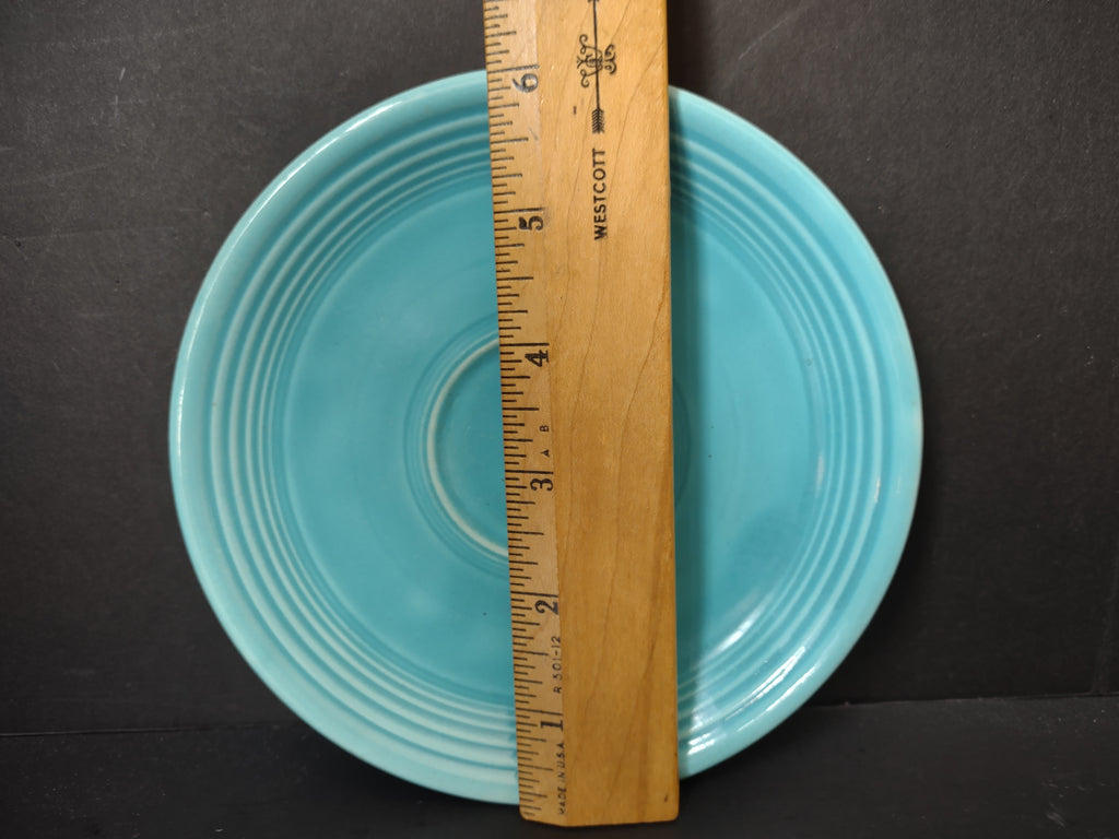 Vintage Fiesta Saucer Turquoise 6" Genuine Fiesta Backstamp [6764]