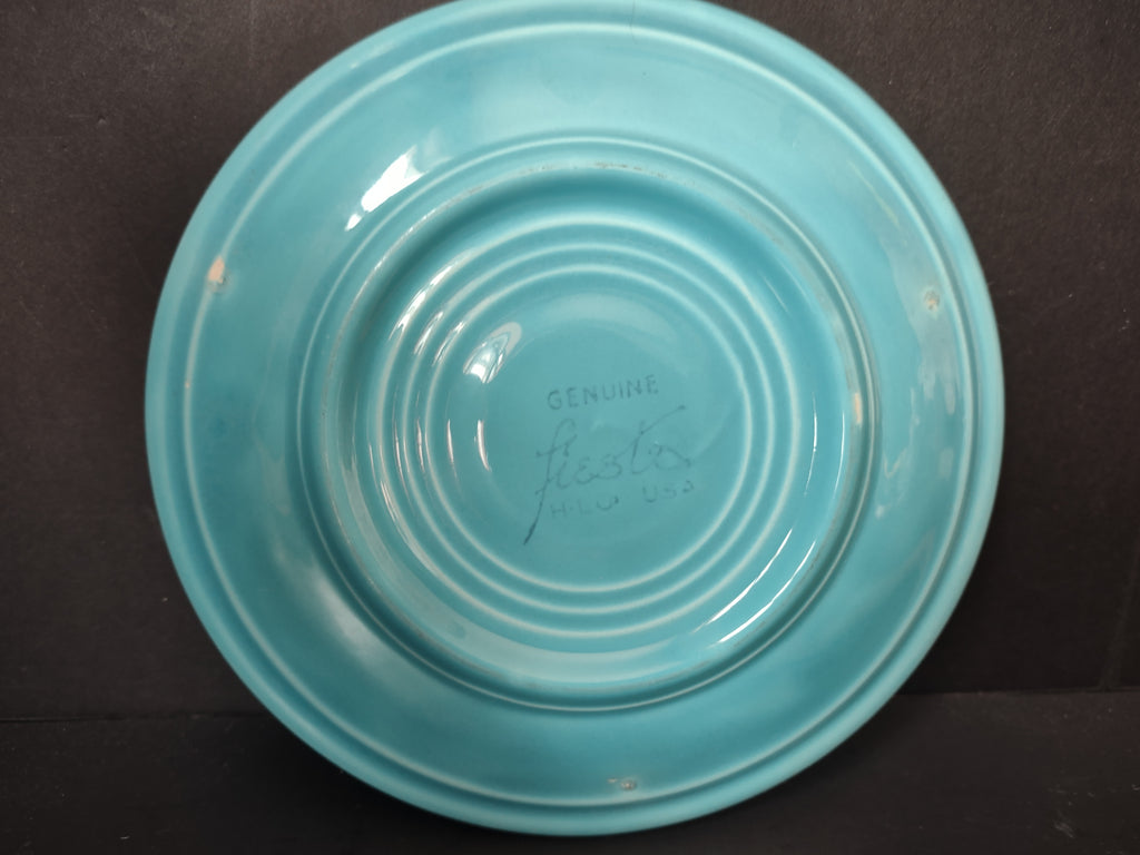 Vintage Fiesta Saucer Turquoise 6" Genuine Fiesta Backstamp [6764]