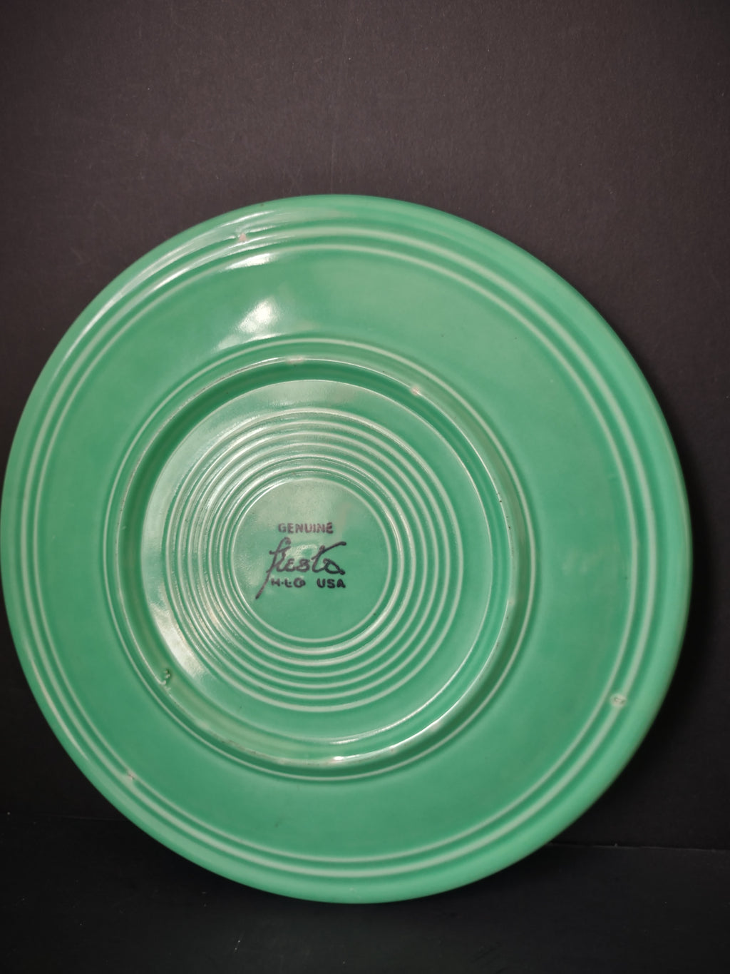 Vintage Fiesta Light Green Dinner Plate HLC USA [6762]