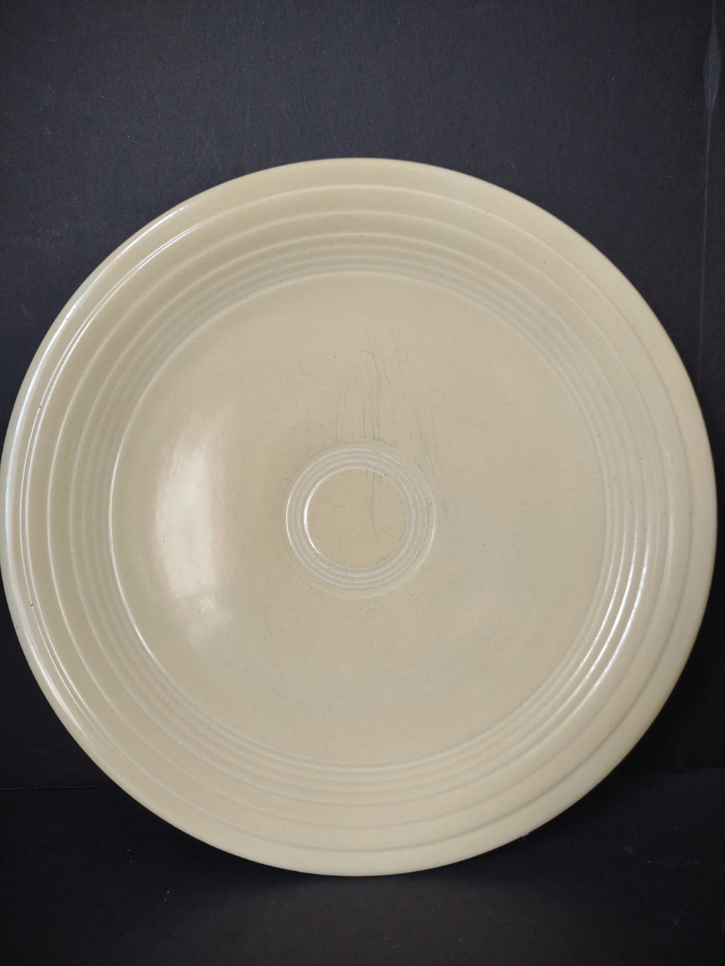 Vintage Fiesta Off-White Dinner Plate HLC USA [6761]