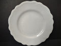 Vintage Grindley England Ironstone White Scalloped Plate [6760]