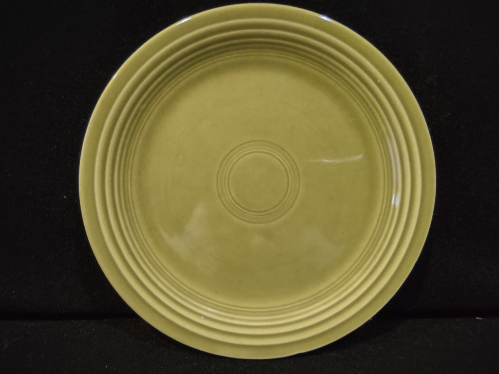 Vintage Fiesta Chartreuse 7 inch Salad Plate Yellow Green Dinnerware [6781]