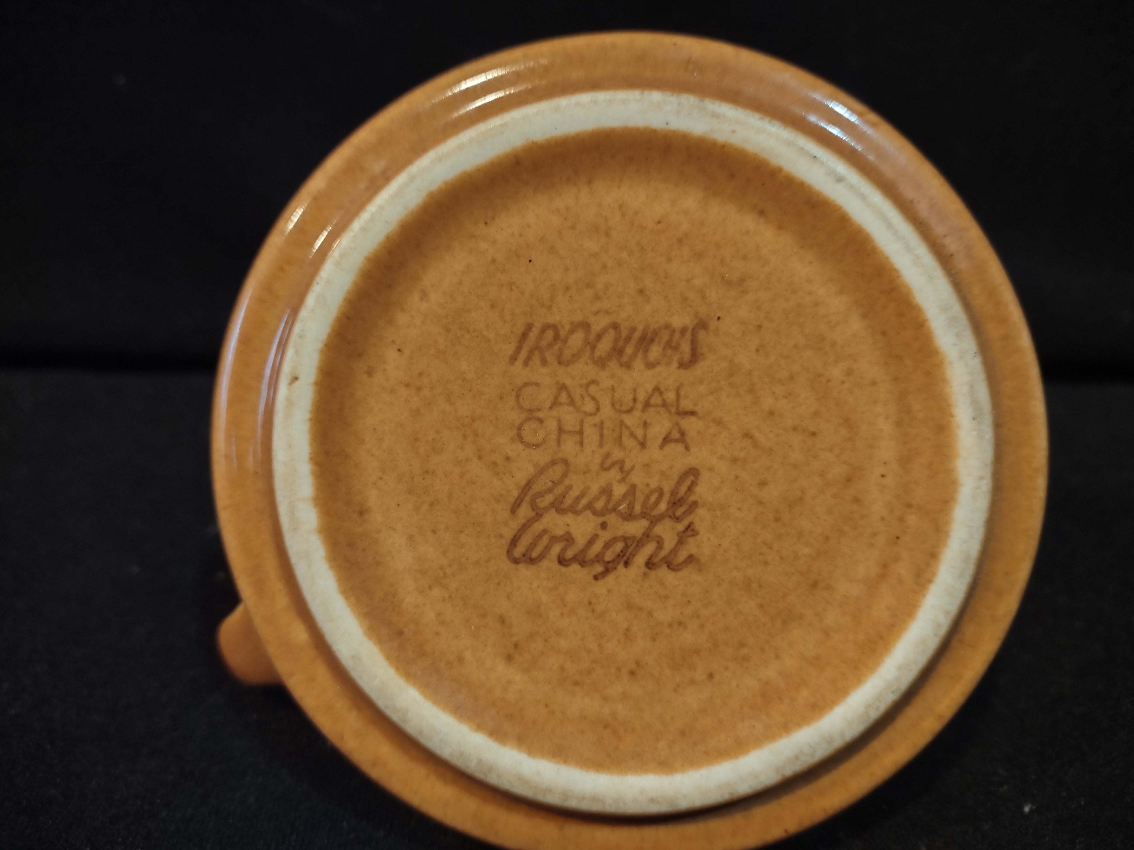 Vintage Iroquois Casual China Russel Wright Nutmeg Creamer IMPERFECT [6777]