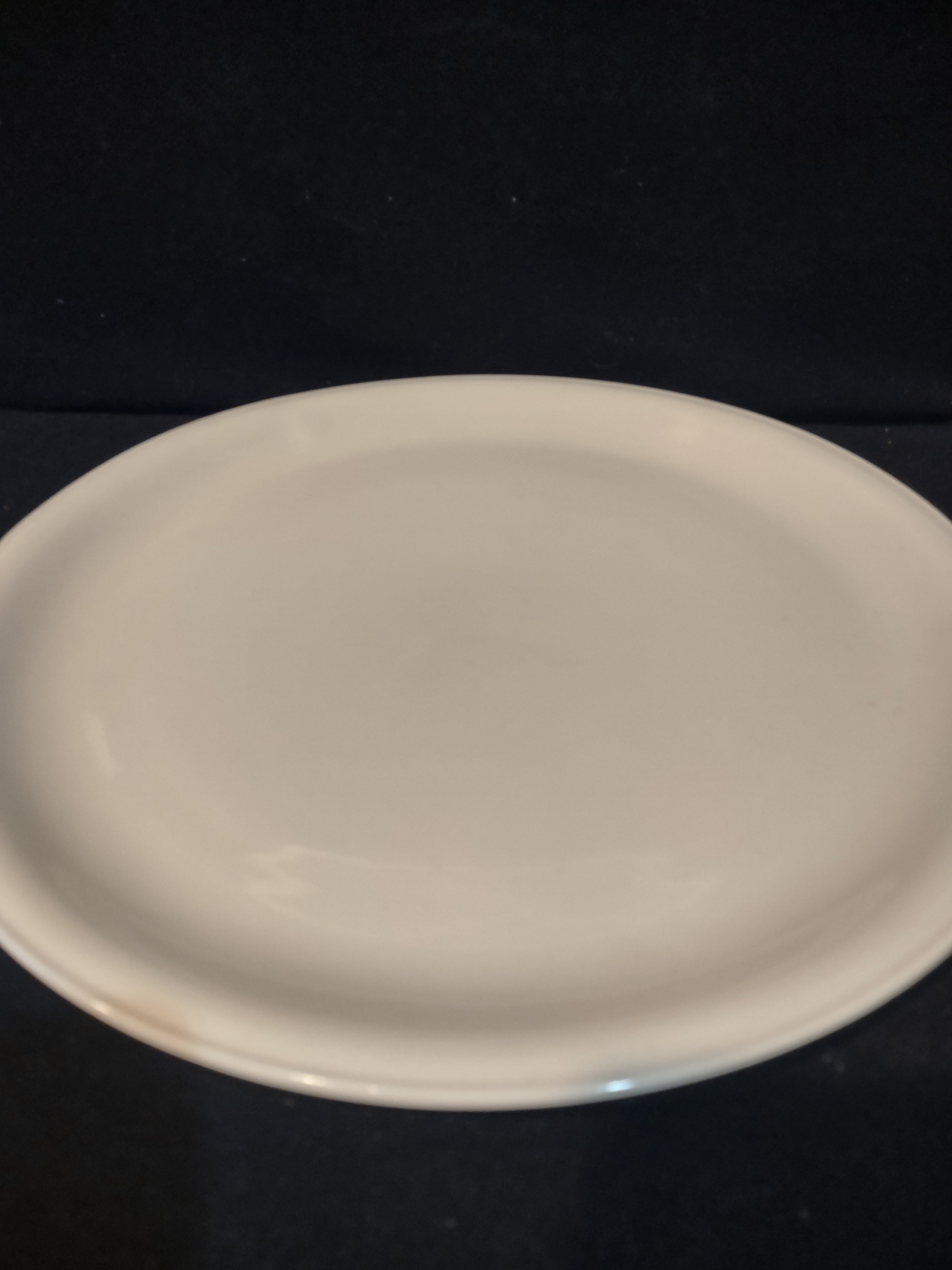 Vintage Homer Laughlin Jubilee 14" Oval Platter Off-White [6772]