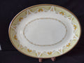 Vintage Gorham Fine China Oval Serving Platter Butterfly Floral [6783]