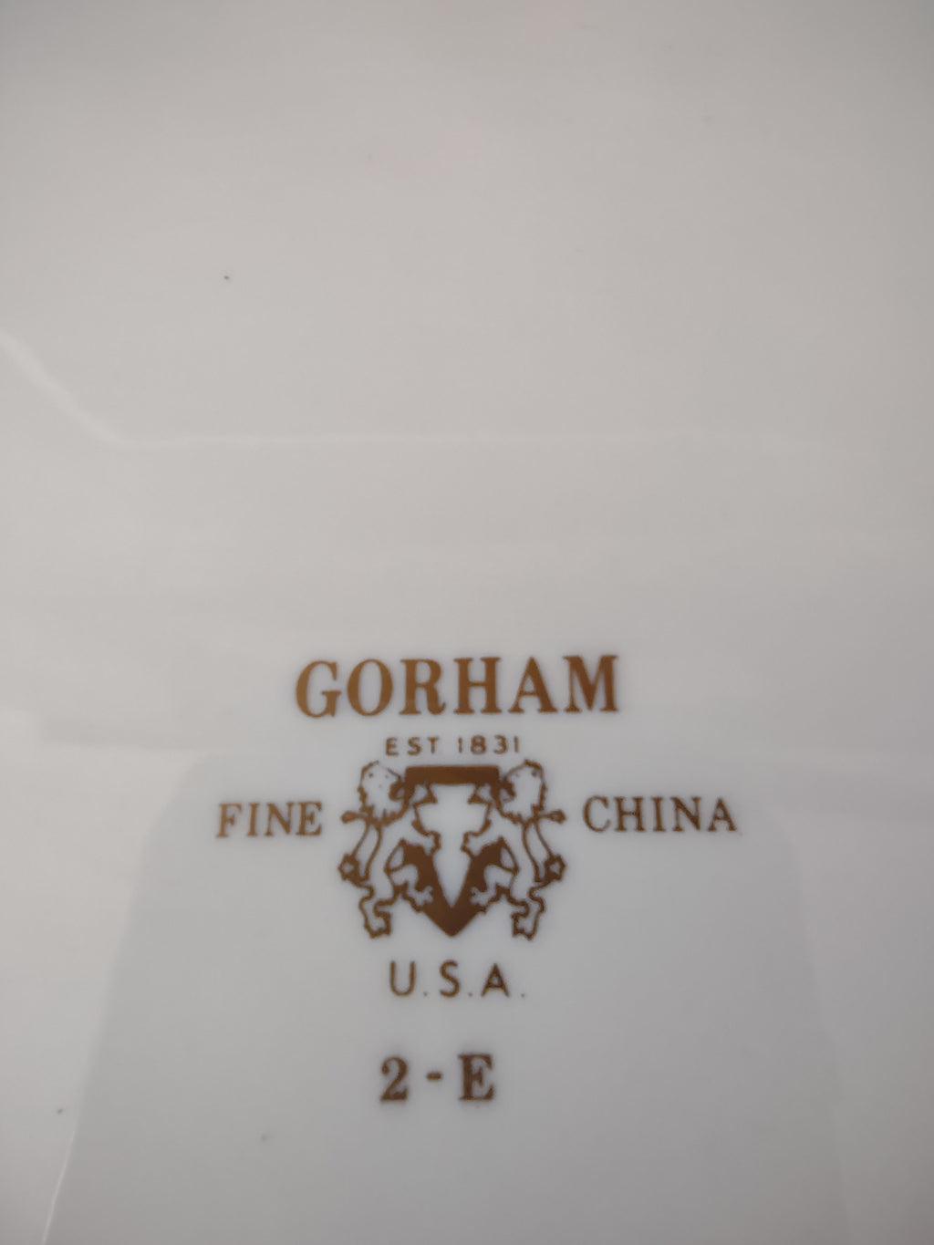 Vintage Gorham Fine China Oval Serving Platter Butterfly Floral [6783]