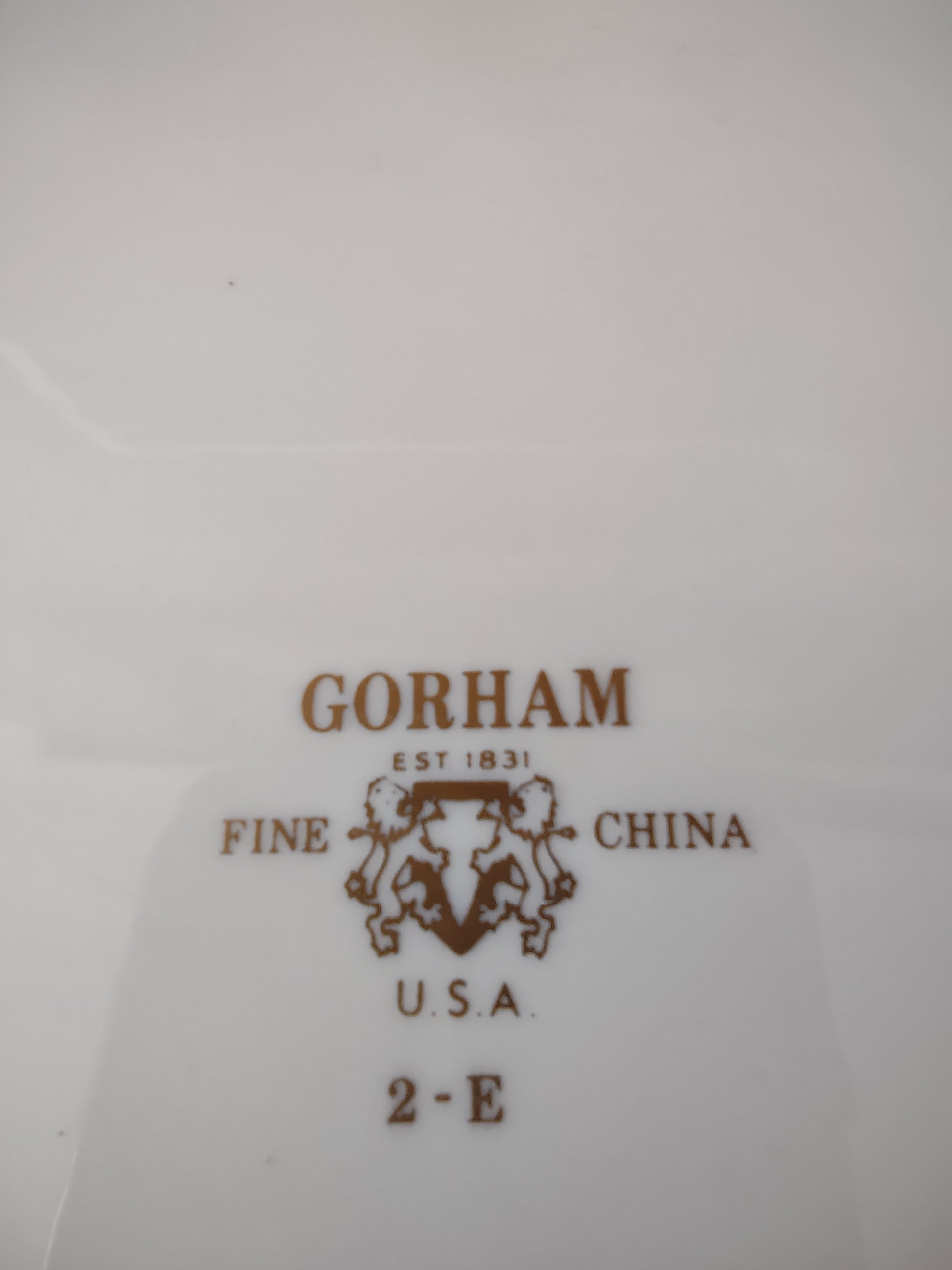Vintage Gorham Fine China Oval Serving Platter Butterfly Floral [6783]