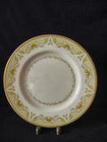 Vintage Gorham Fine China Butterfly Honeycomb Yellow Gold Salad Plate [6784]