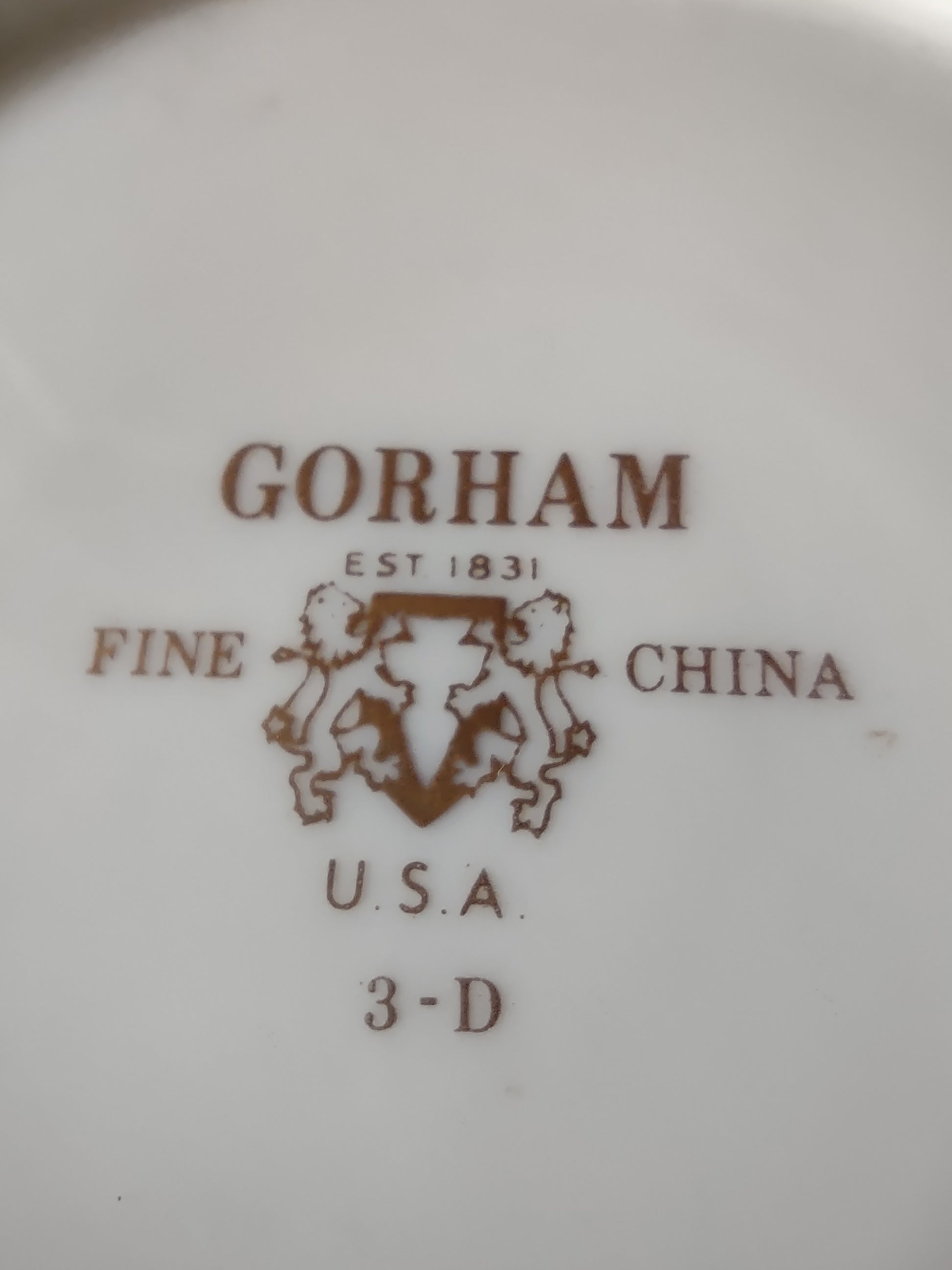 Vintage Gorham Fine China Rimmed Soup Bowl Yellow Floral [6789]