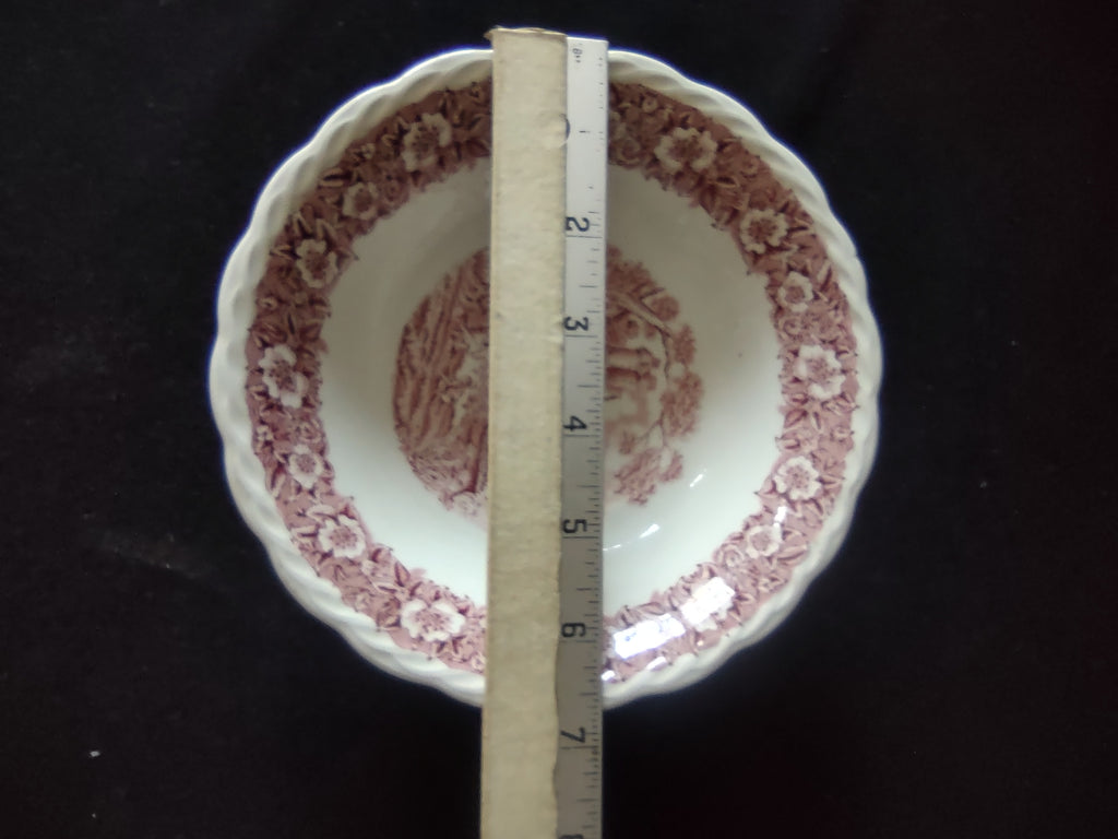Vintage Franciscan Ironstone Countryside Berry Bowl Purple [6794]