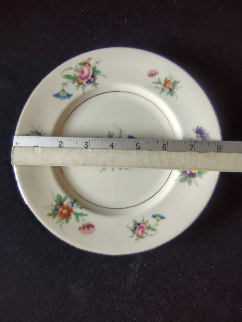 Vintage Syracuse China Selma Floral Salad Plate 8" [6797]