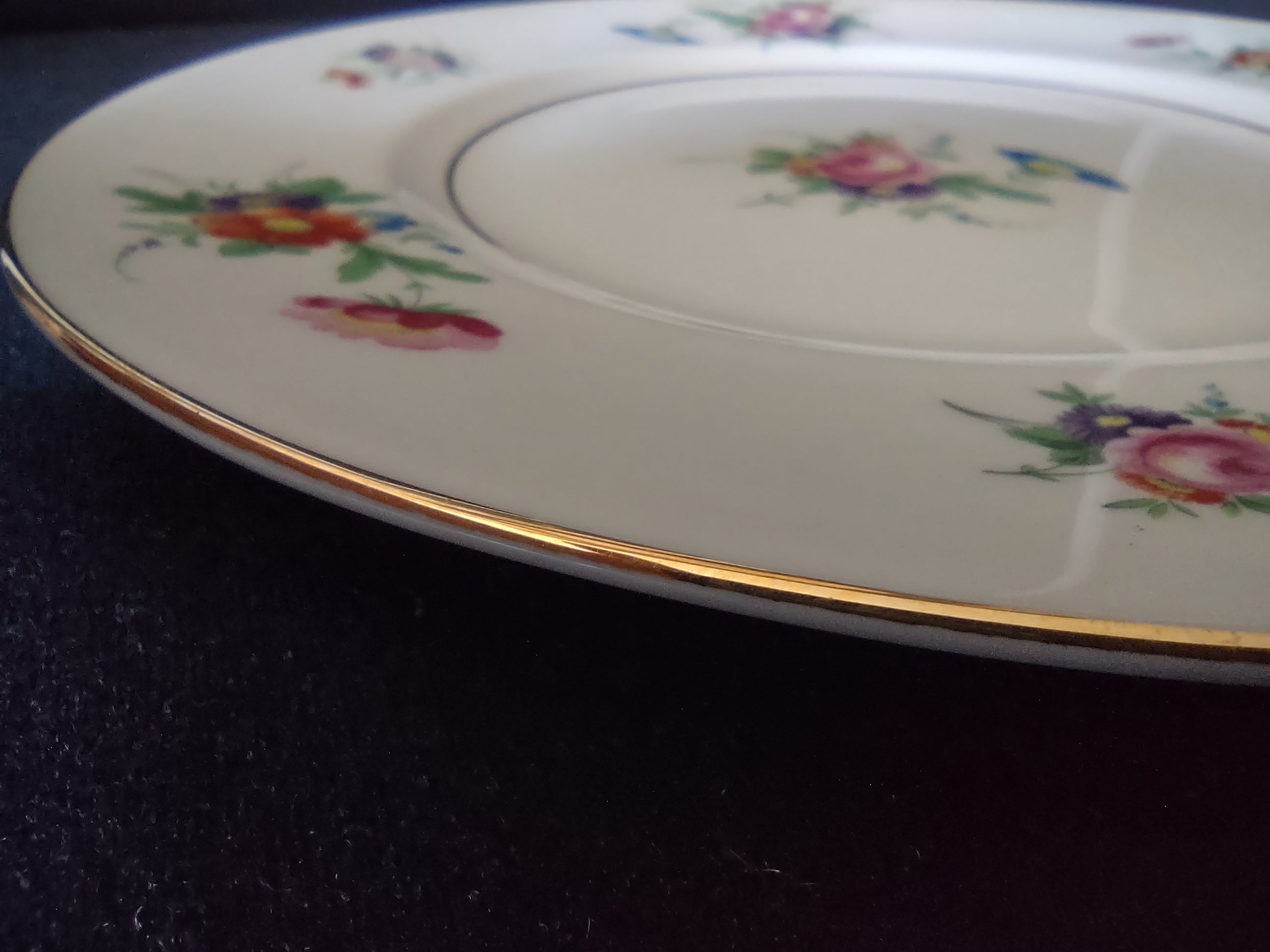Vintage Syracuse China Selma Floral Salad Plate 8" [6797]