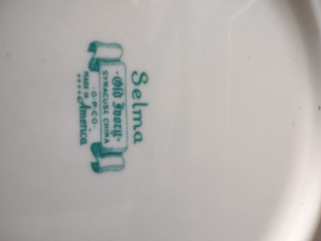 Vintage Syracuse China Selma Floral Salad Plate 8" [6797]
